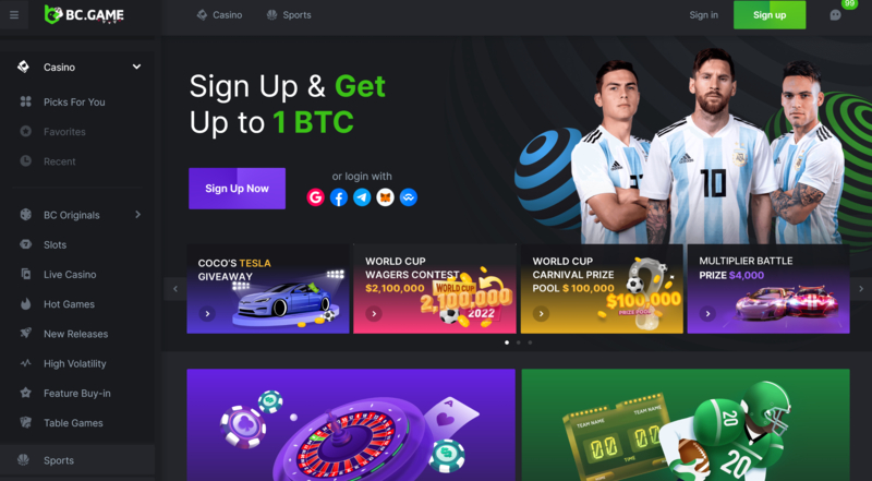 Exploring the Features and Benefits of the website BC.Game